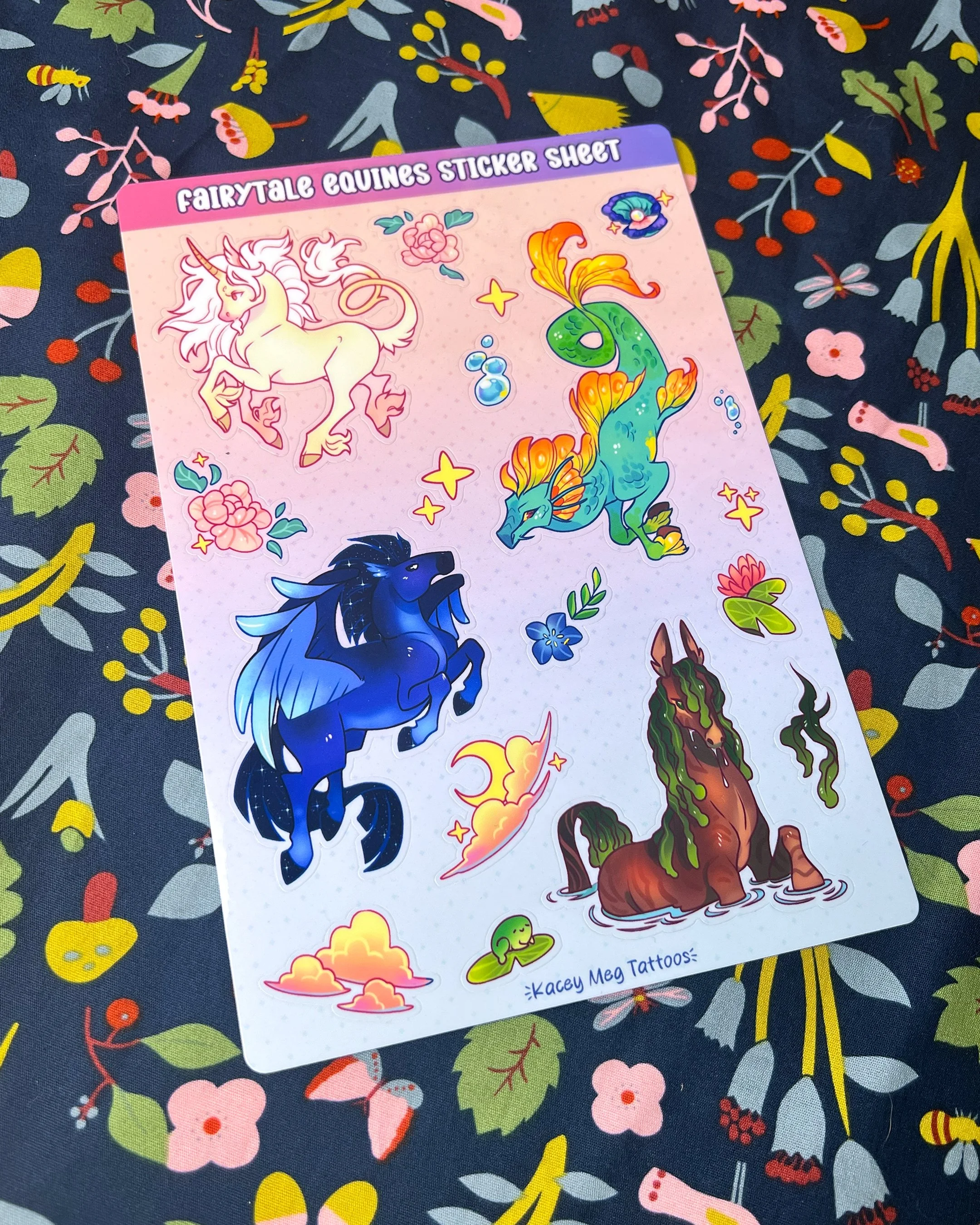 Fairytale Equines Sticker Sheet