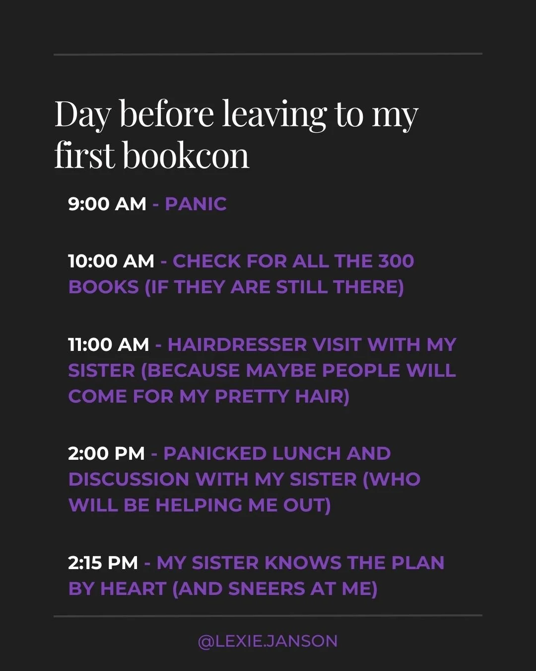 Schedule for the day before I leave to @fa3club Mythical Memories Ball &amp; Mini Book-con!
Yes, it's messy, yes... I am panicking a little. But also yes... I GOT GOODIES, Books, and more!

I'll see you at the ball! Check out my stories for live info