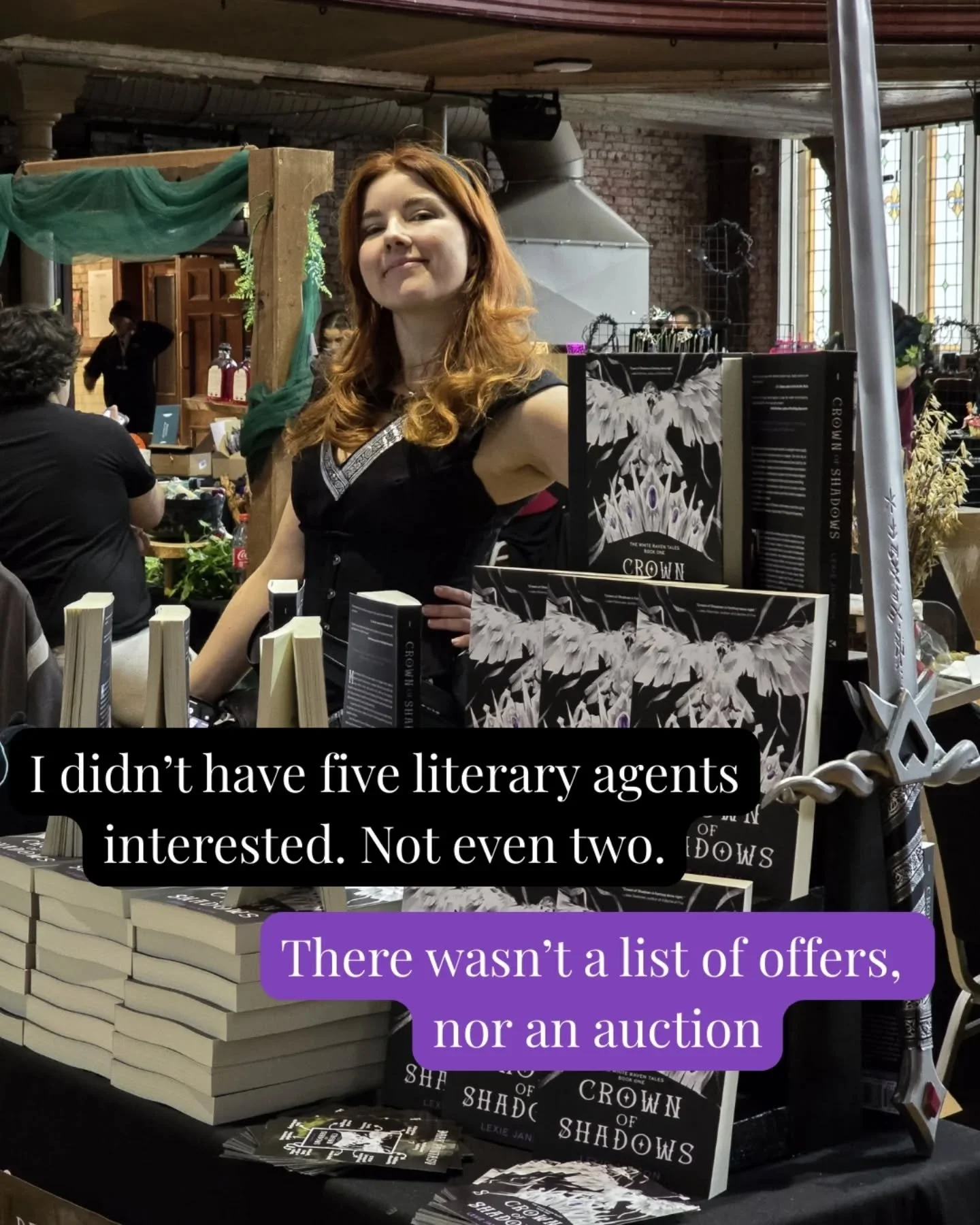 Sometimes things don't look &quot;social media worthy&quot; and &quot;perfect&quot;.
Every single one of us needs to forge our own way, and none of them is &quot;bad&quot;.
I published my first book at the age of 32. There was no &quot;10 interested 