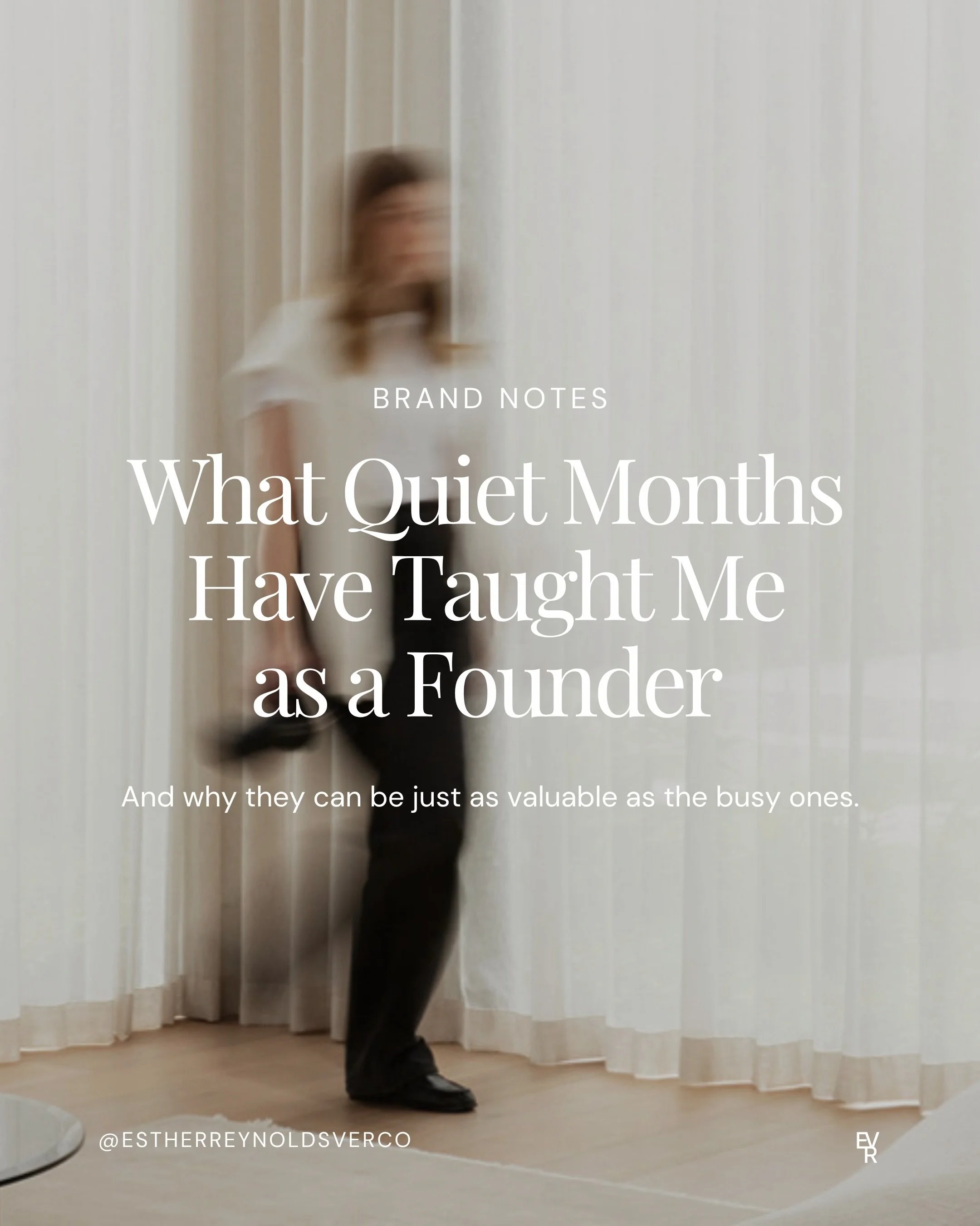 July was one of my quietest months in a while.

A year ago, that probably would have sent me into a bit of a spiral. This time, I approached it very differently.

In my latest Substack post, I wrote about what changed, how I used the extra space and 