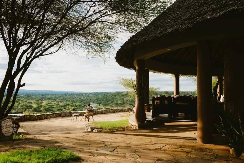 Tarangire Safari Lodge mit Blick über den Park