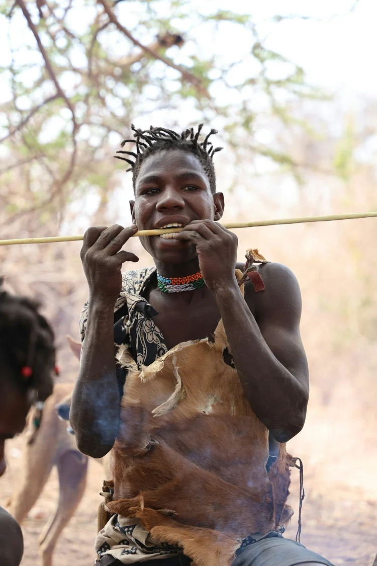 Hadza-Gemeinschaft am Lake Eyasi in Tansania