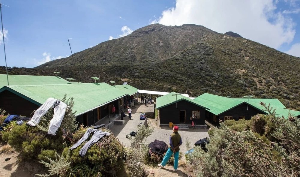 Saddle Hut am Mount Meru