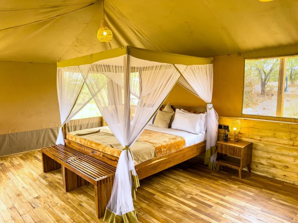 Zelt im Tukaone Mwaloni Camp in der zentralen Serengeti