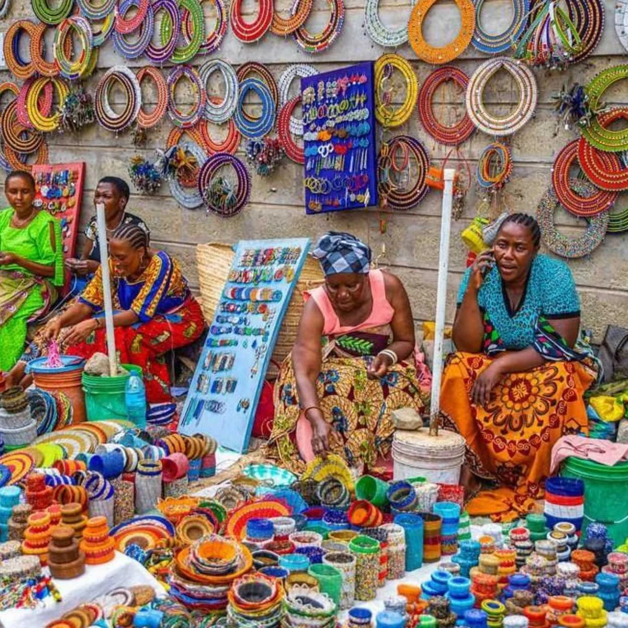 Maasai Markt in Arusha tanzania.jpg