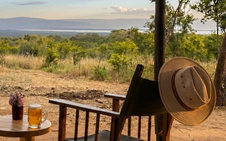 Kijani Camp Tarangire mit Blick auf den Lake Burunge