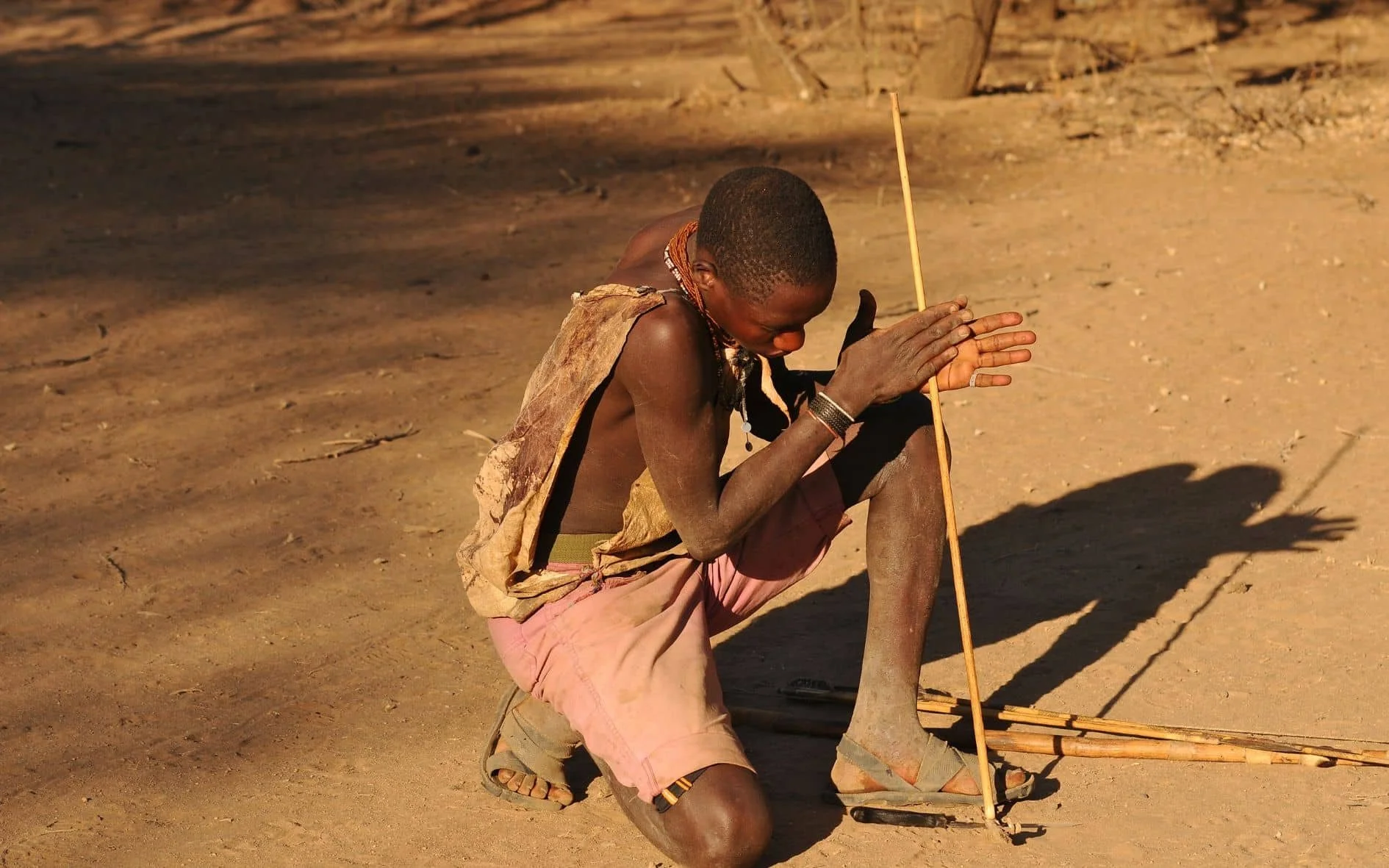 Hadza-Gemeinschaft am Lake Eyasi in Tansania