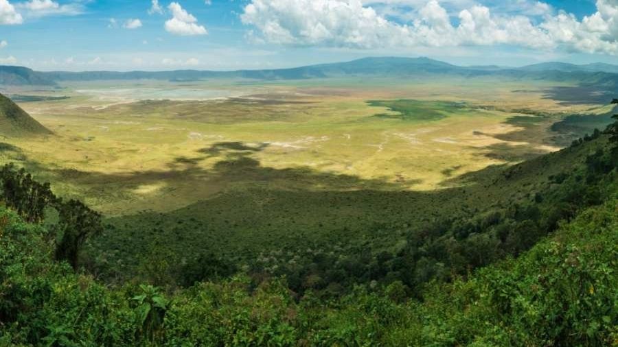 Maasai in der Ngorongoro Conservation Area