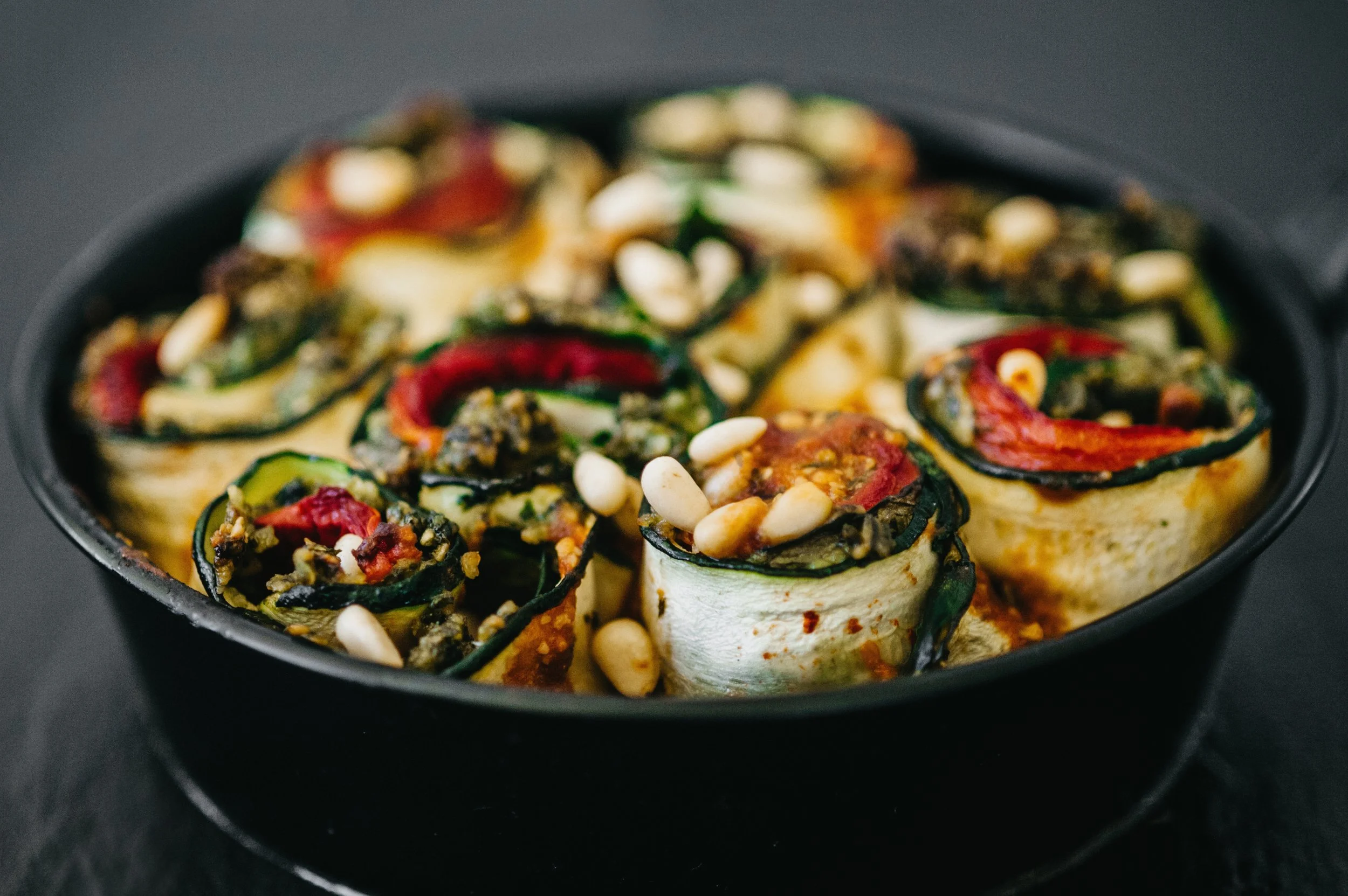 Pesto zucchini roll up lasagne — Tryfor5