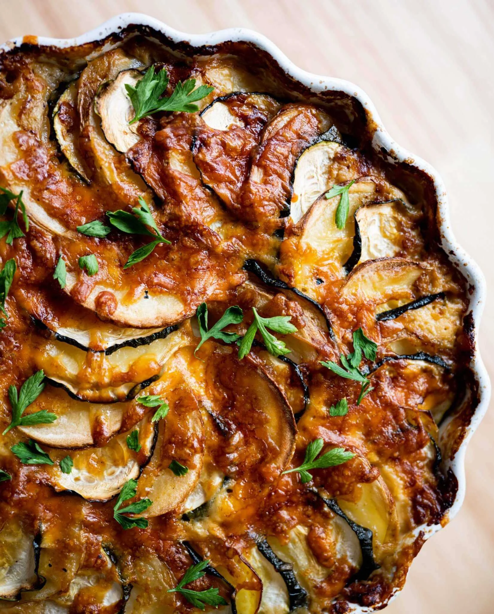 Carisma Vegan Potato & Zucchini Gratin — Tryfor5