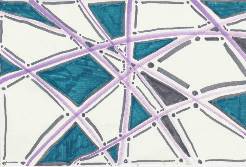 Threads -  They tangle through everything, Ensnaring all you that observe, Don’t you know there guiding you right now?

