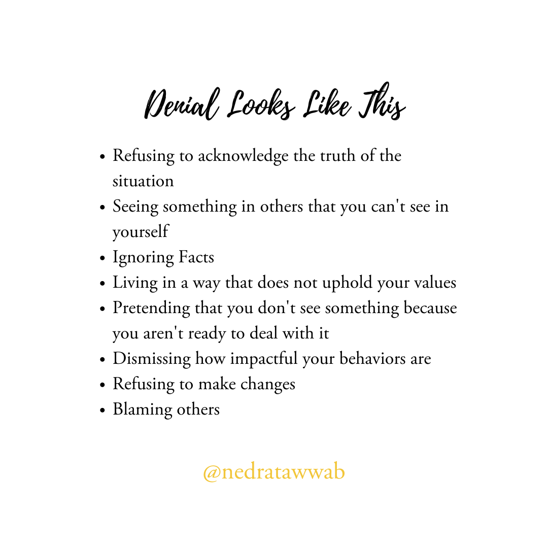 Denial Looks like This