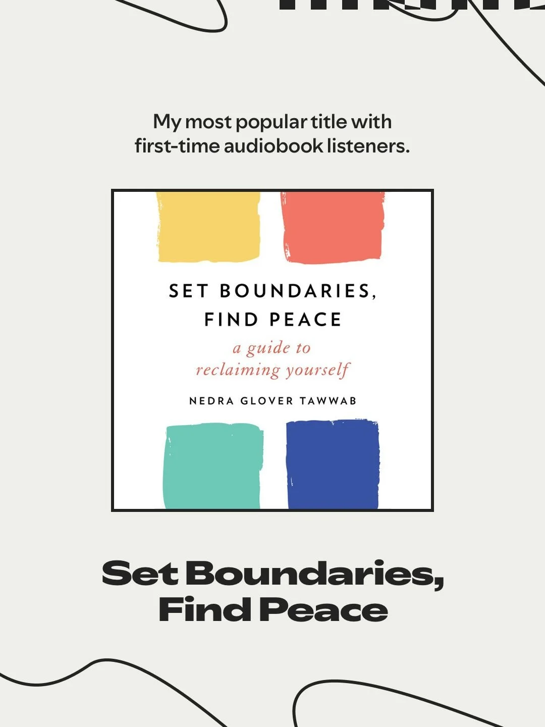 Author Spotify Wrapped-Thank you for listening on @spotify 

Audiobooks are a lifesaver in a busy world! It's my pleasure to be your car in the car, on the train, while walking, or while doing chores. Again, thank you for making Set Boundaries, Find 