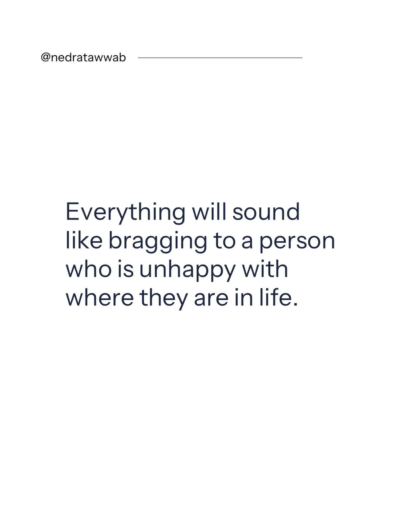 Sometimes the source of the issue lies within. 

#nedranuggets