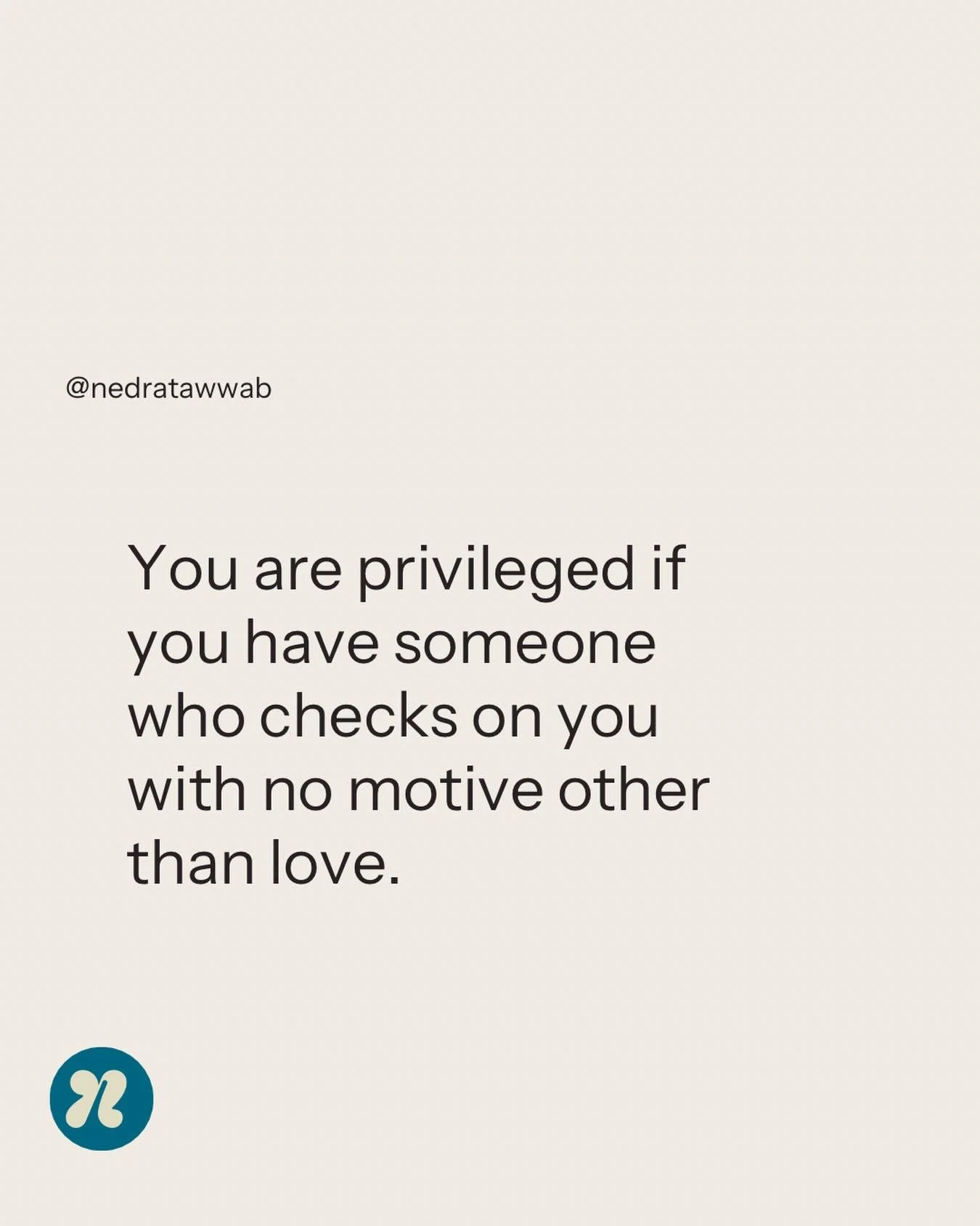 Real wealth&mdash;being loved. 

#nedranuggets