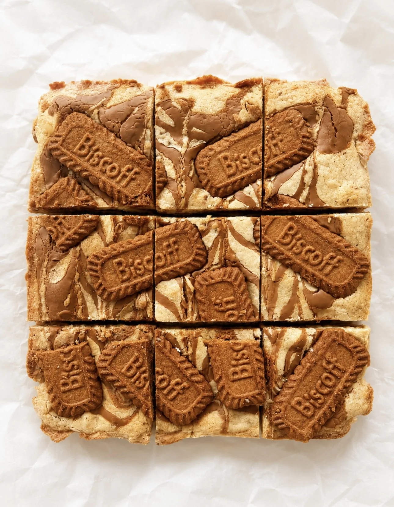 Biscoff & White Chocolate Blondie