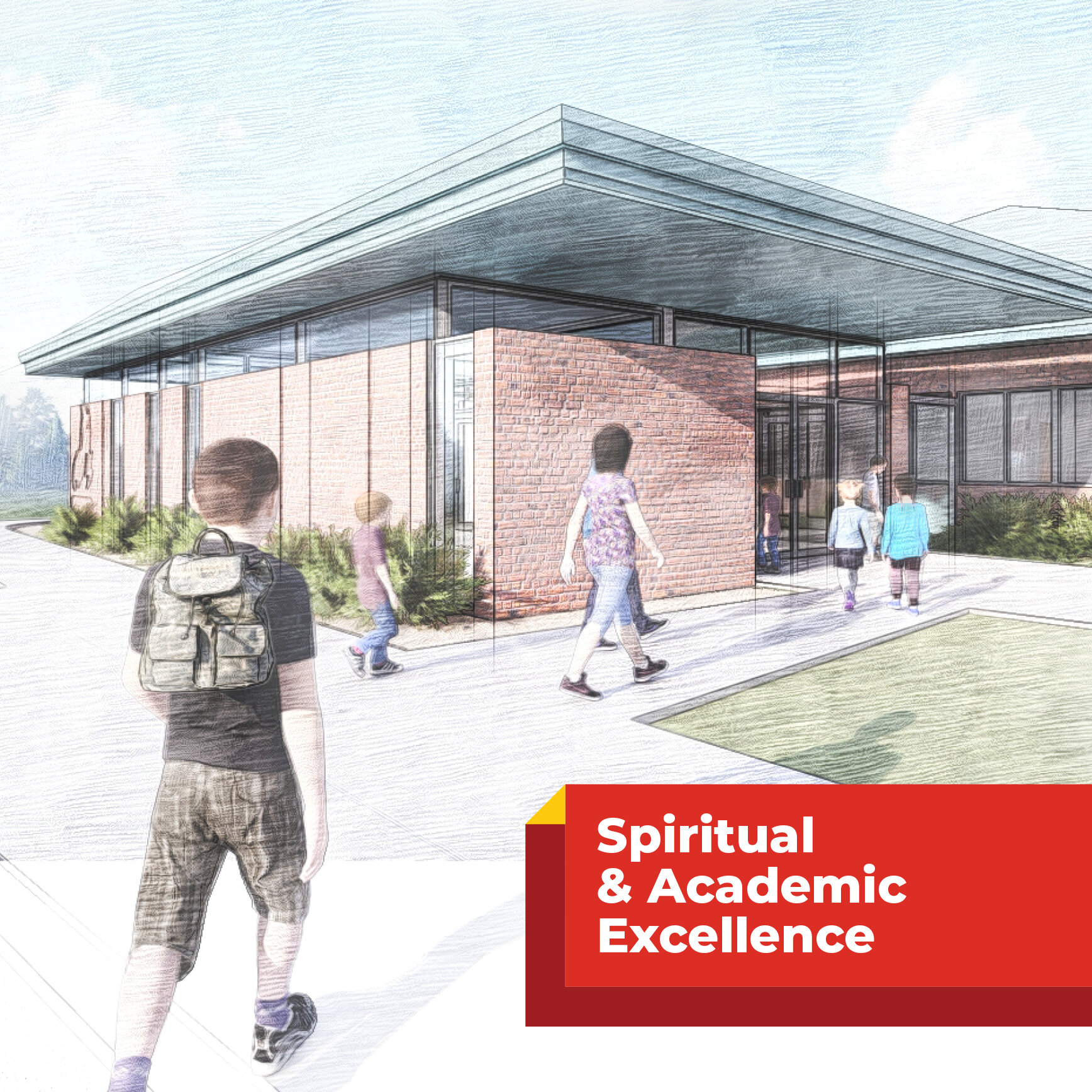 Our school is ready to grow! Our teachers and staff work hard to instill both spiritual and academic excellence in our students. Their growth is only stunted by the amount of physical space our campus currently provides. With your help, we can reach 