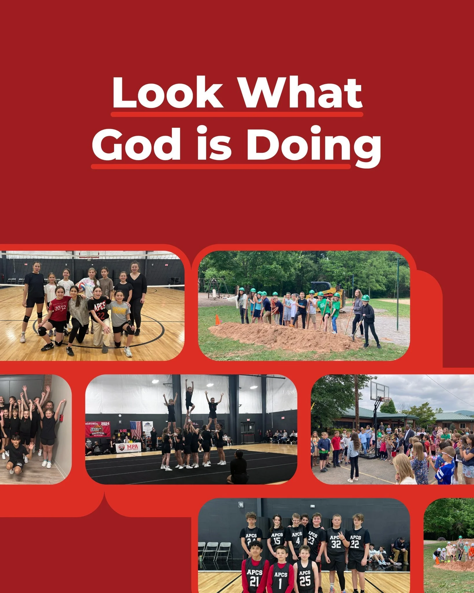 What does a gym look like at APCS?

It looks like:
✨ Students gathering for a week of prayer
🏀 Teams competing and growing in confidence
🤸&zwj;♀️ Performers stepping on stage for the very first time
🤝 Community coming together

This isn&rsquo;t ju