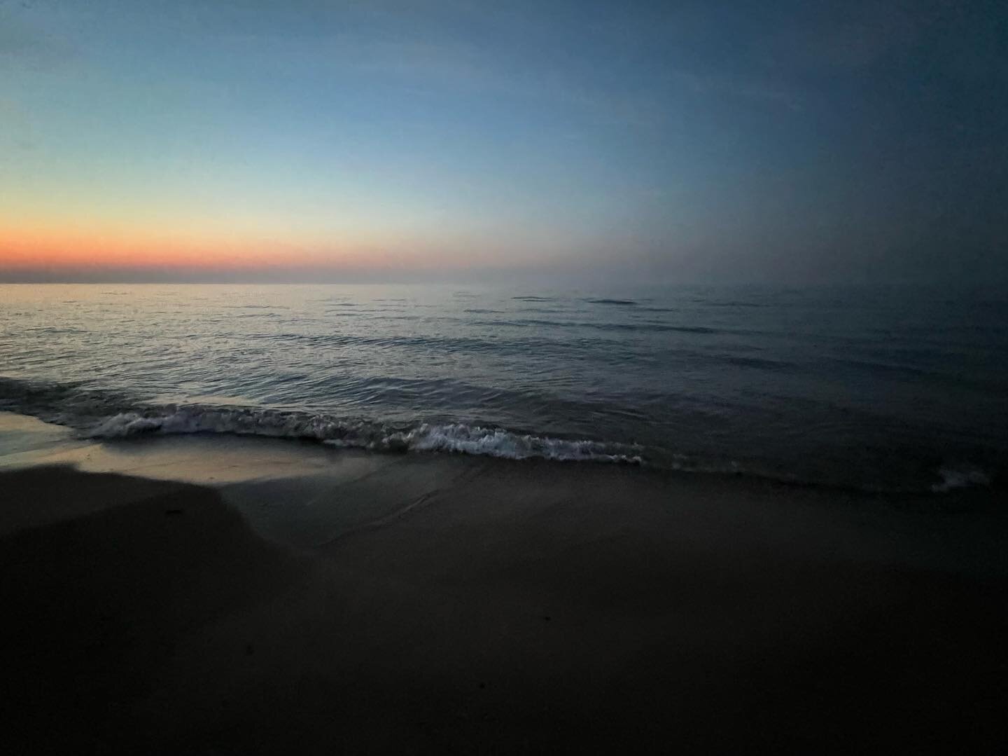 Dreamy blues at sunset #IndianasCoolNorth #visitindiana #visitmillerbeach #alongthesouthshore #garyindiana #beachlife #nationalpark #lakemichigan