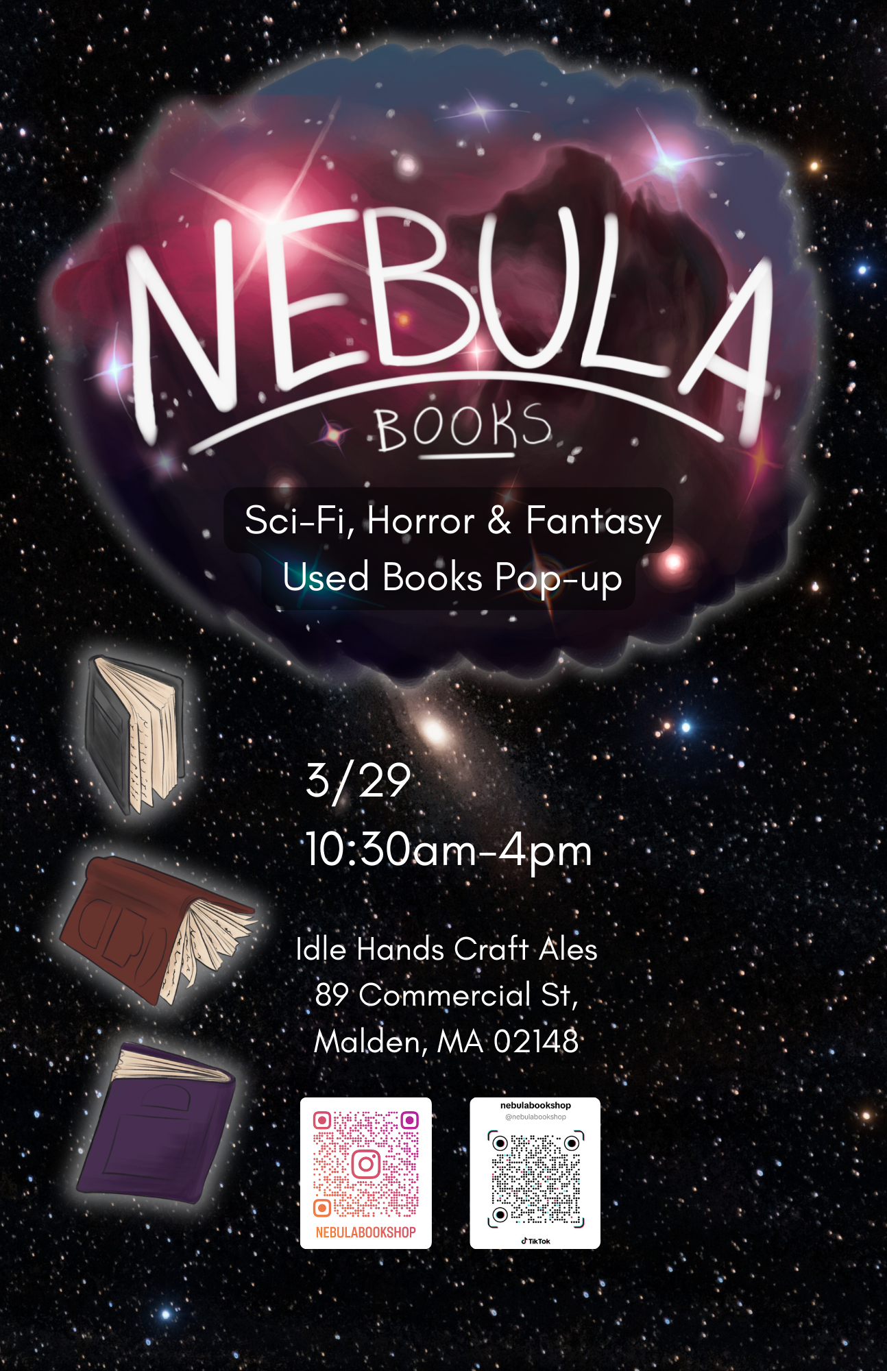 Nebula Books Pop Up