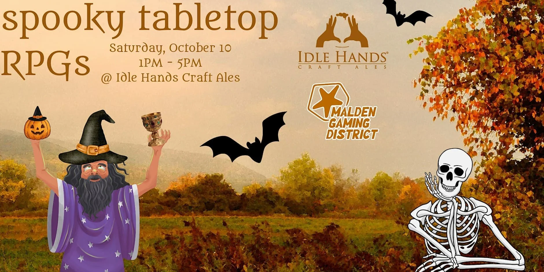 Spooky TTRPGs - Malden Gaming District RPGs