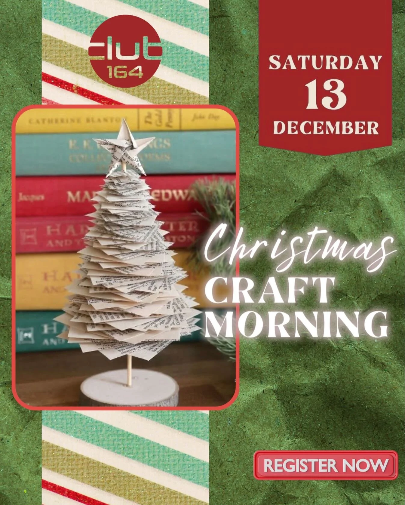 Start your Christmas season with a little creativity and a lot of joy! Join Kelly Stiles for Playful Grace: Christmas Craft Morning, where women and families of all generations are invited to create beautiful paper Christmas trees together. 🌲🎄🌲

R