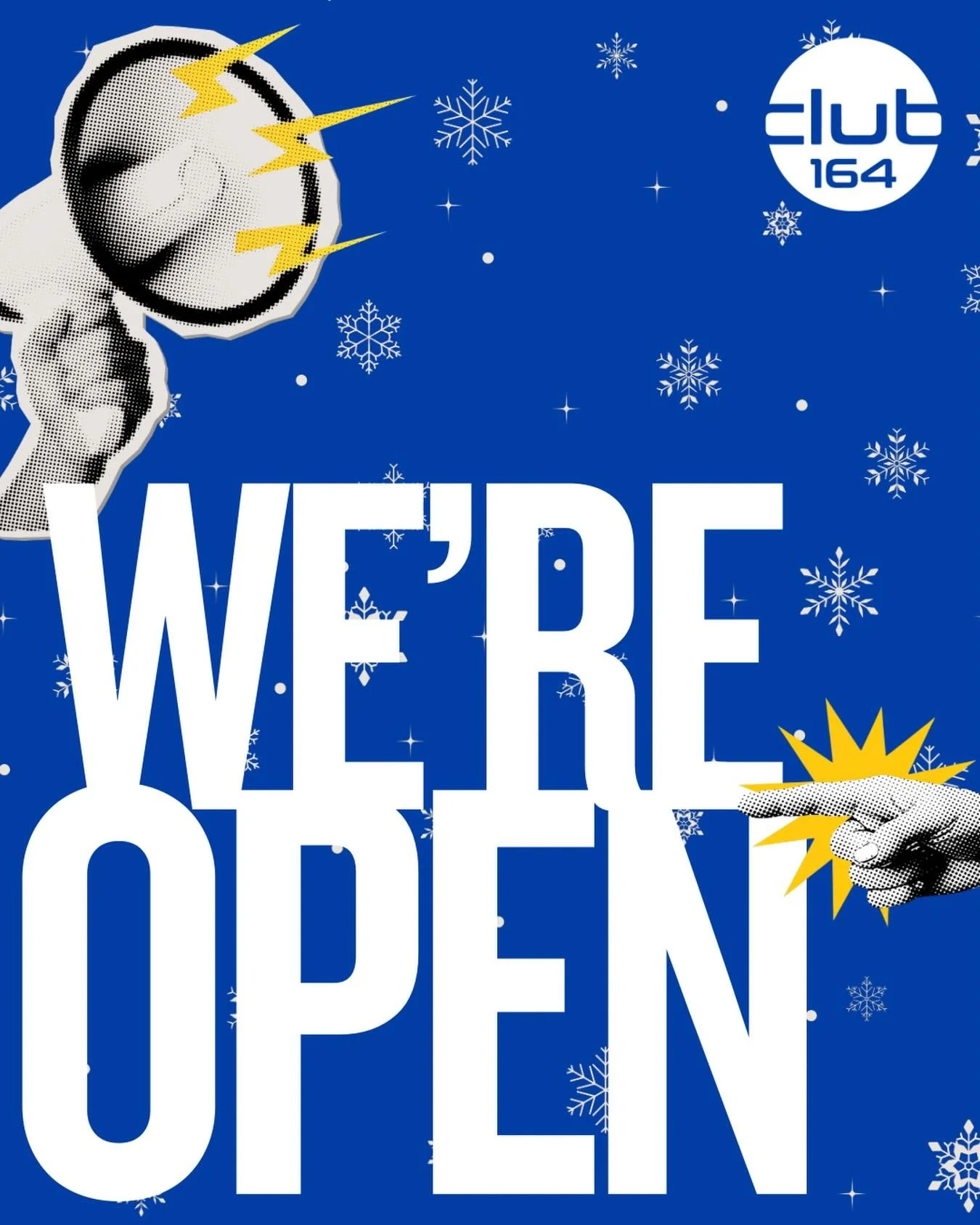 ❄️ Open as usual today! ❄️

If you&rsquo;re coming by for a meeting, a warm cup of coffee or to shake off a little cabin fever, we are here. Travel safely and stay warm!