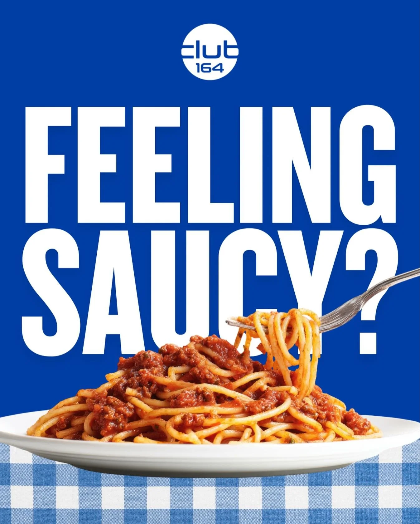 Don&rsquo;t be upsetti, we have spaghetti! Join us at 4pm today for our weekly Spaghetti Dinner. Choose from 🍝 Traditional Meat Sauce🇮🇹 or 🍤Shrimp Alfredo🥦. Just $12!