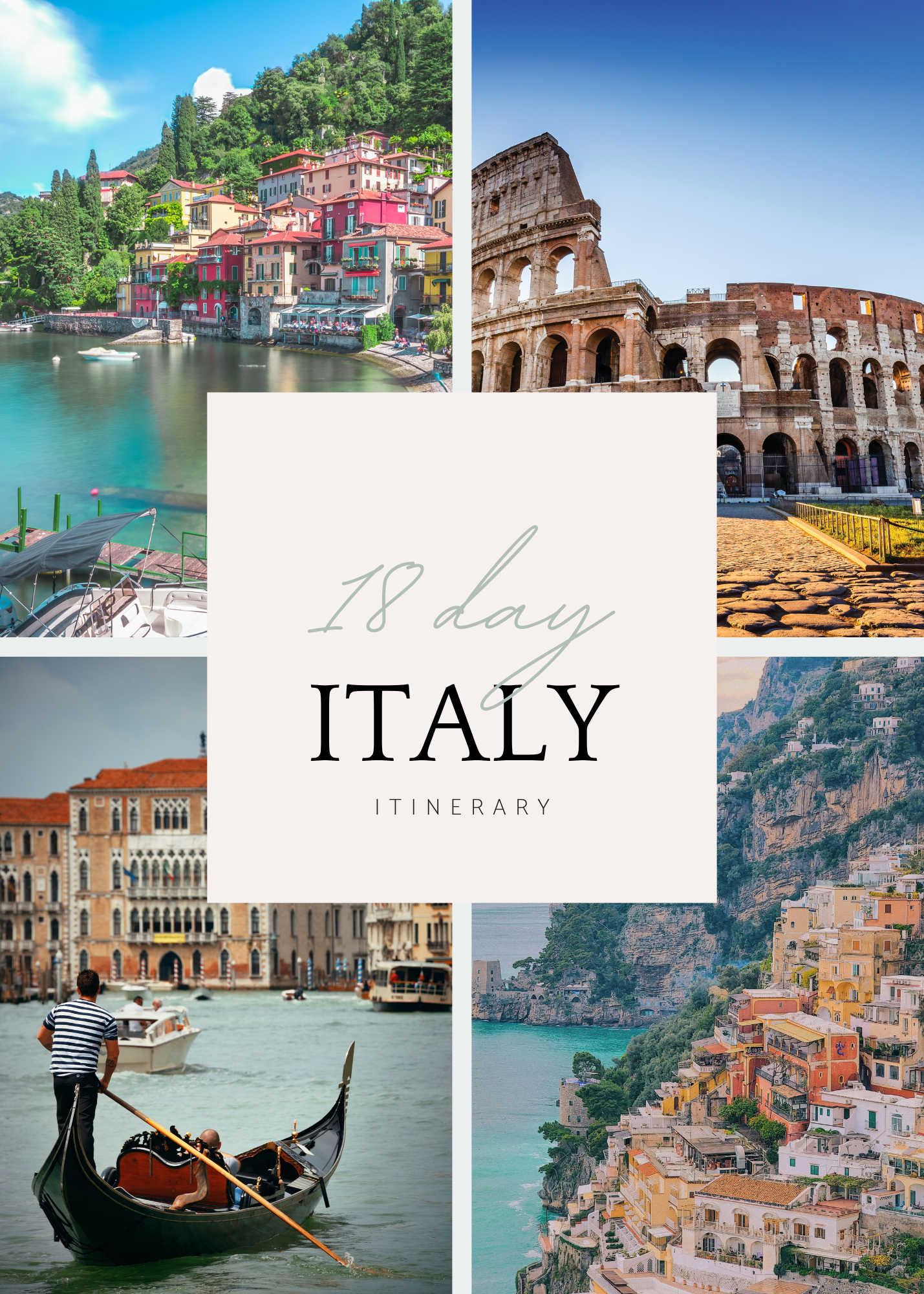 Italy Itinerary