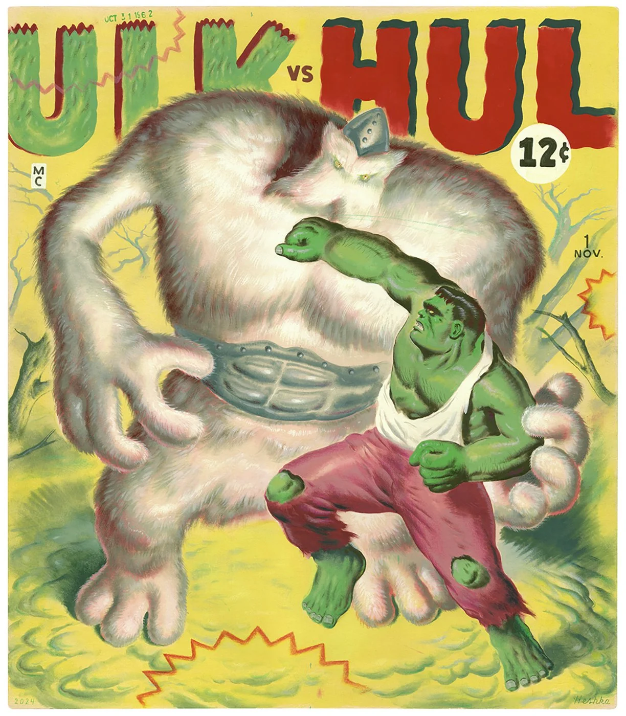 'HULK vs HULK #1' by Ryan Heshka.jpg