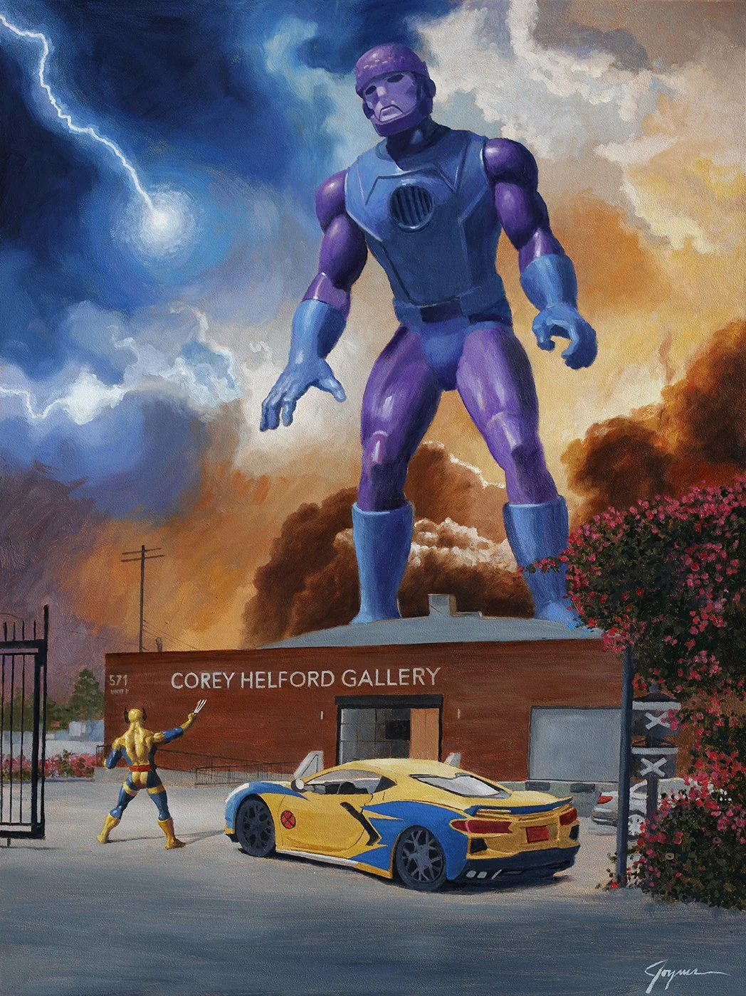 'Wolverine and Sentinel' by Eric Joyner.jpg