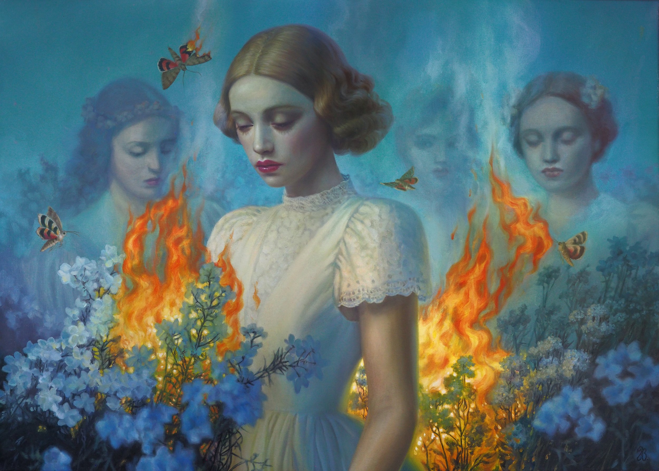 'Ephemeral Everlasting' (oil on canvas, 19.75 in x 27.5 in).jpg