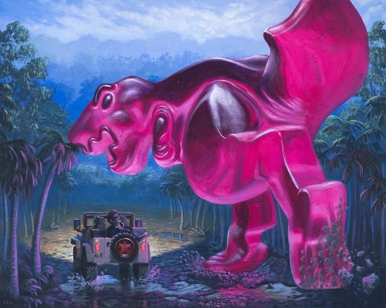Sally-Hastings-Jurassic-Must-Go-Faster-Acrylic-on-canvas-20-x-16-2026-1500-768x613.jpg