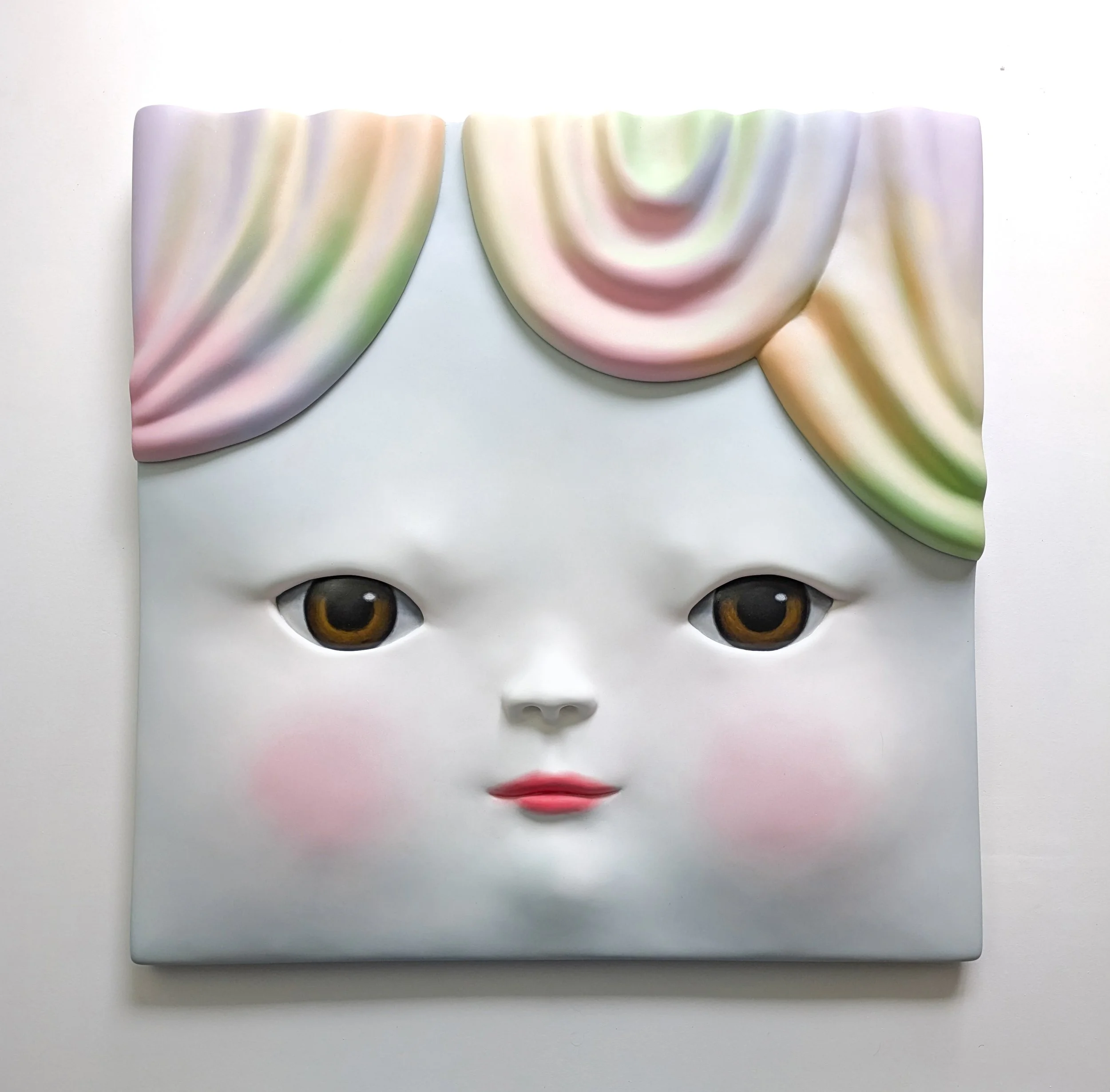 After the Rain (painted resin on wood, 35.5 in x 35.5 in x 3.75 in).jpg