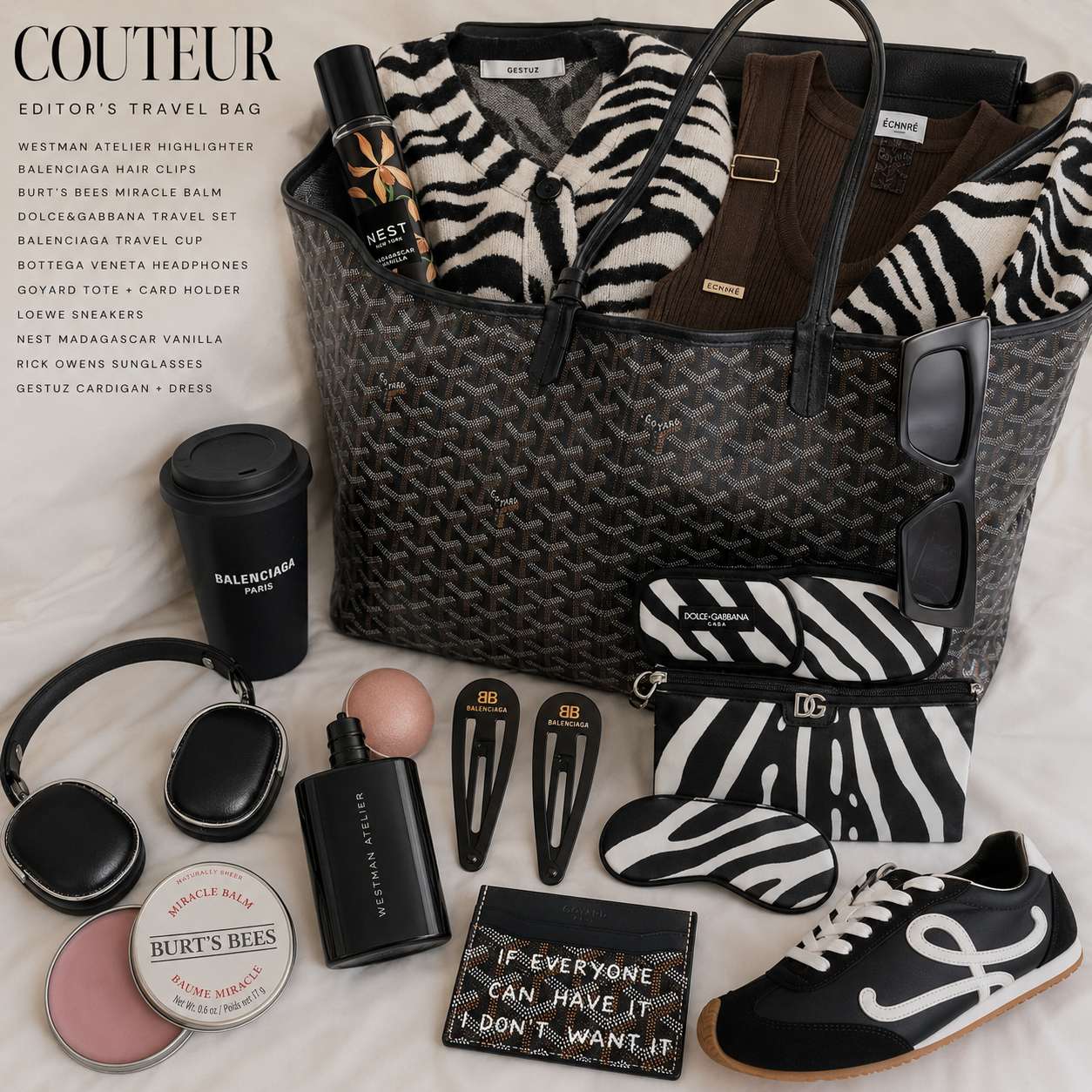 COUTEUR EDITOR'S TRAVEL BAG