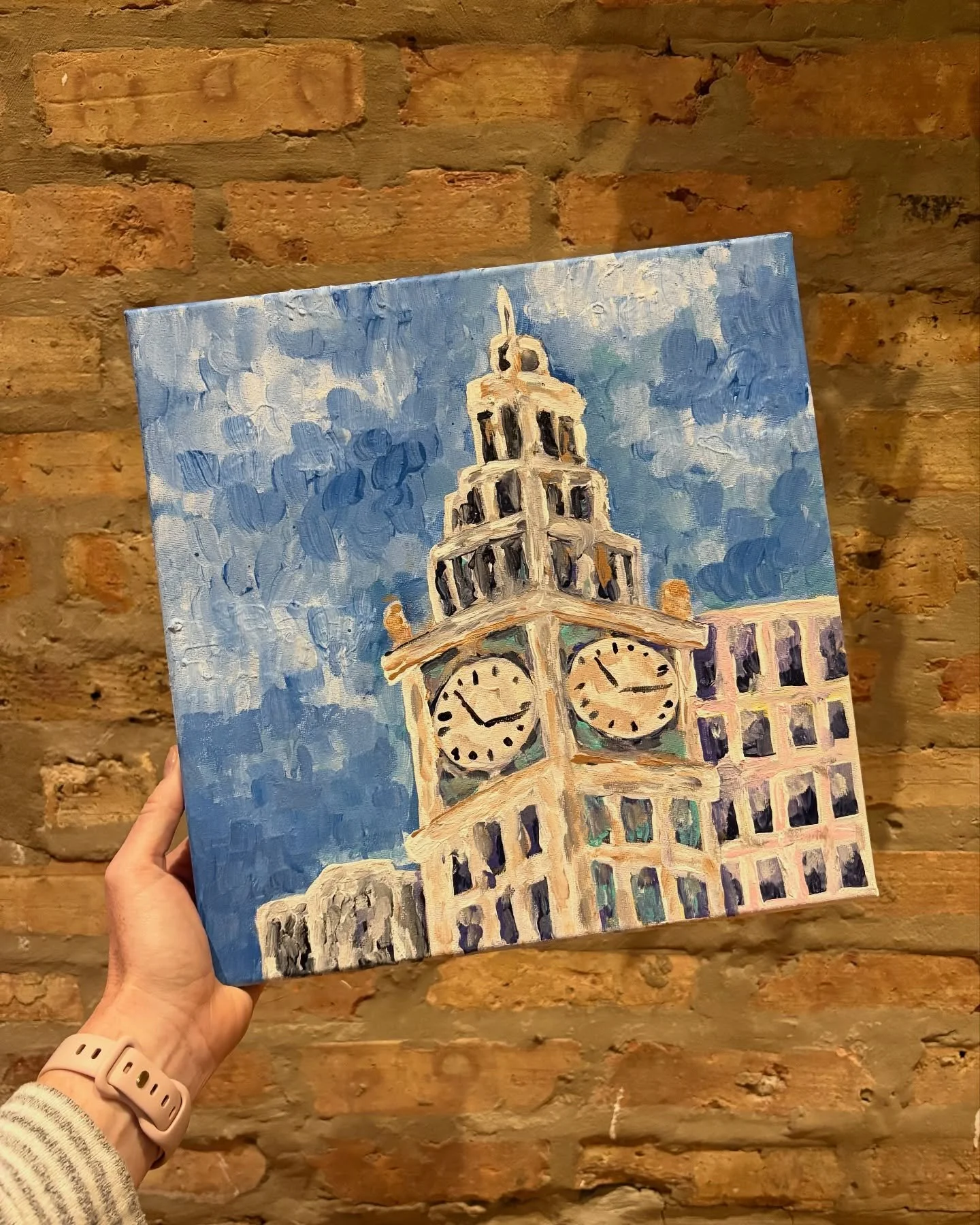 Painted this one years ago but it&rsquo;s still one of my favorites! 
.
#smallartist #chicago #chicagoartist #chicagoart #canvaspaintings #artistsoninstagram #acryllicpainting