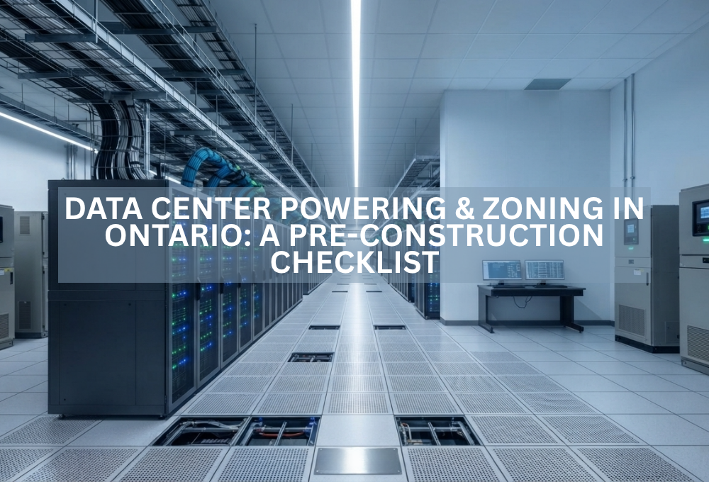 Data Center Powering &amp; Zoning in Ontario: A Pre-Construction Checklist