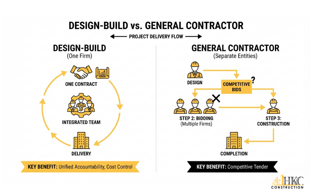 Design and build VS General contractor