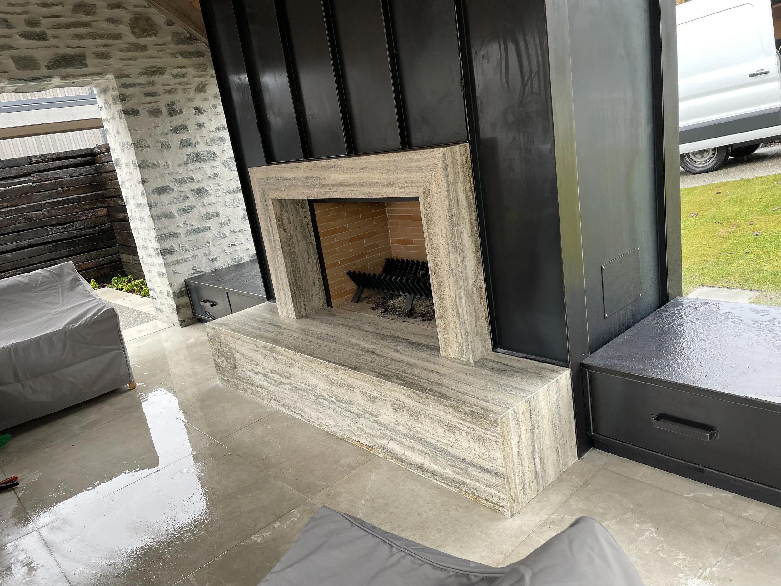 Ocean Blue Travertine