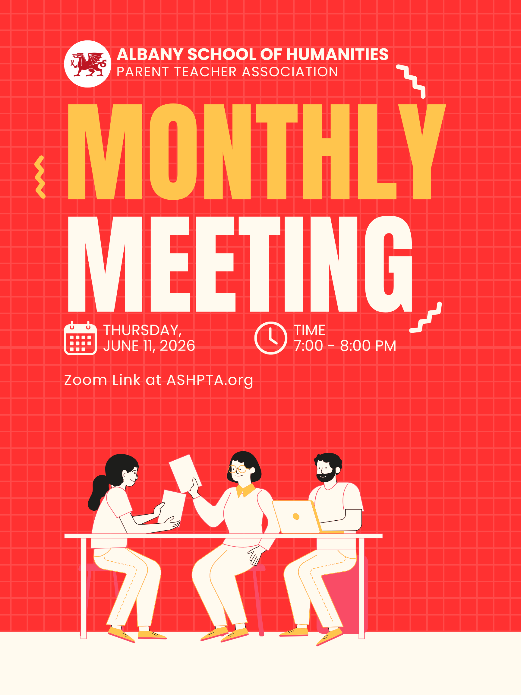 June PTA MEETING (via ZOOM)