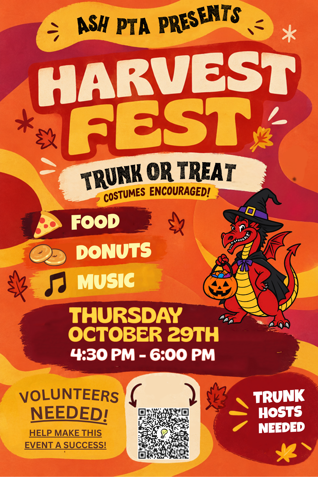 flyer for harvest fest