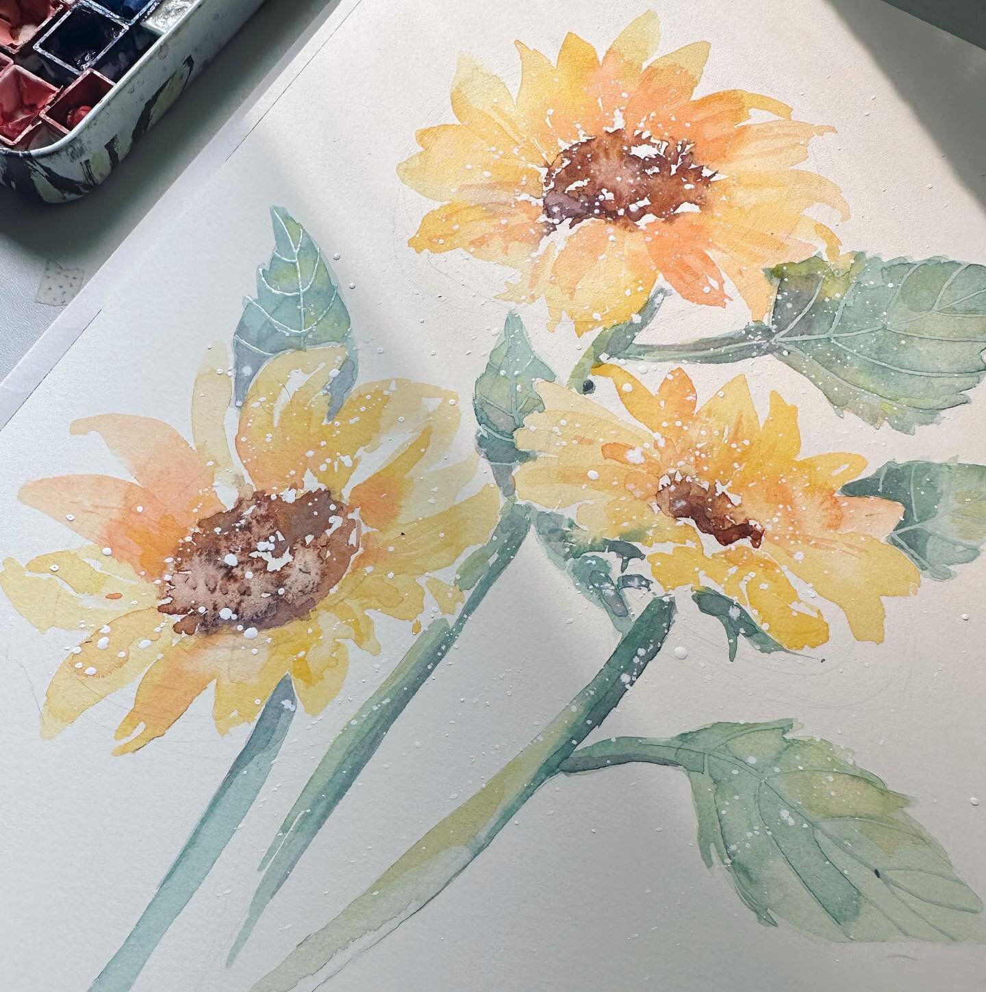 Something happy for your feed. Expressive colorful sunflowers that feel like sunshine. ☀️🌻