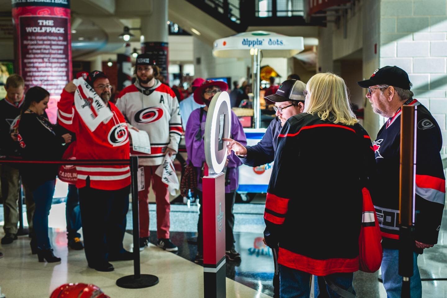 EXP PHOTO's activations for the Carolina Hurricanes playoff games saw huge success, bringing fans closer to the action and creating unforgettable memories. By providing an engaging and interactive experience, the team was able to increase fan engagem