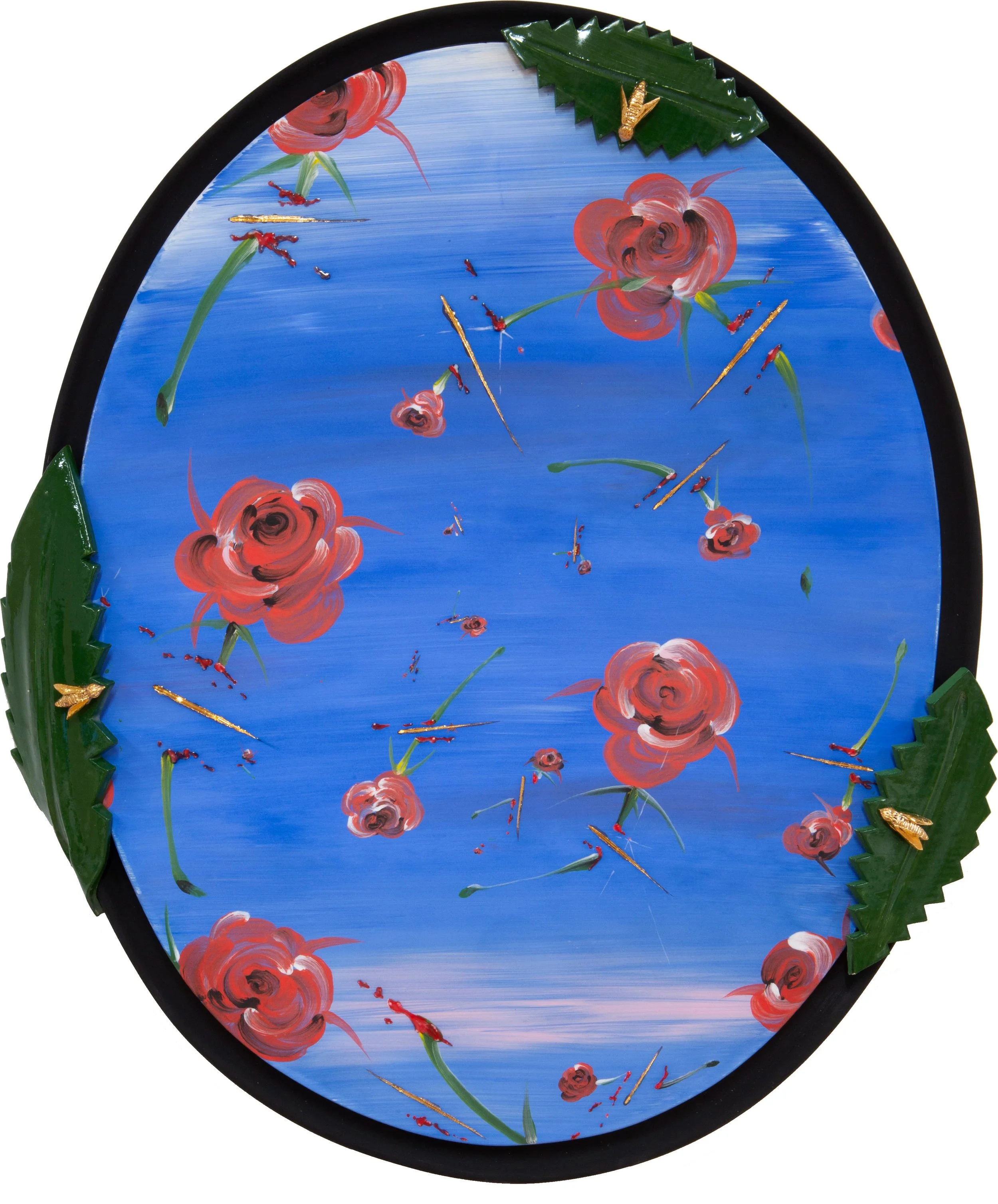 Stratospheric Destruction of Romance, 2022 Earthenware, glaze, gold luster 21 x 17 x 2.jpg