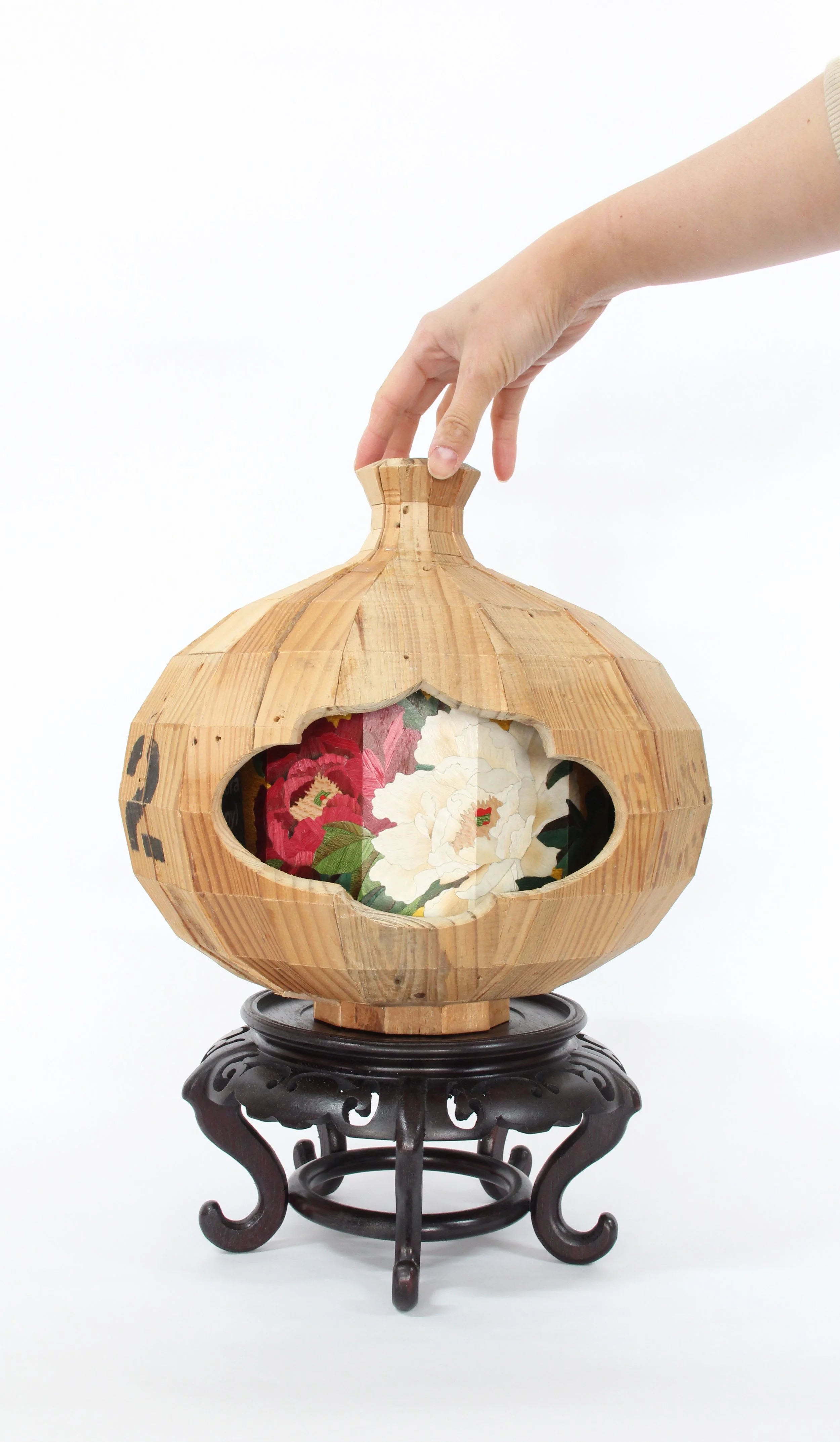 Revolving Vase (Peonies in the Park)