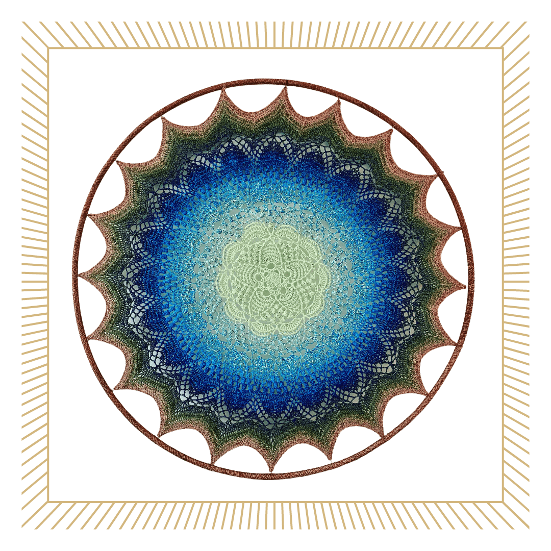 Mandala with Scheepjes Whirl by Sarah (Central Coast)