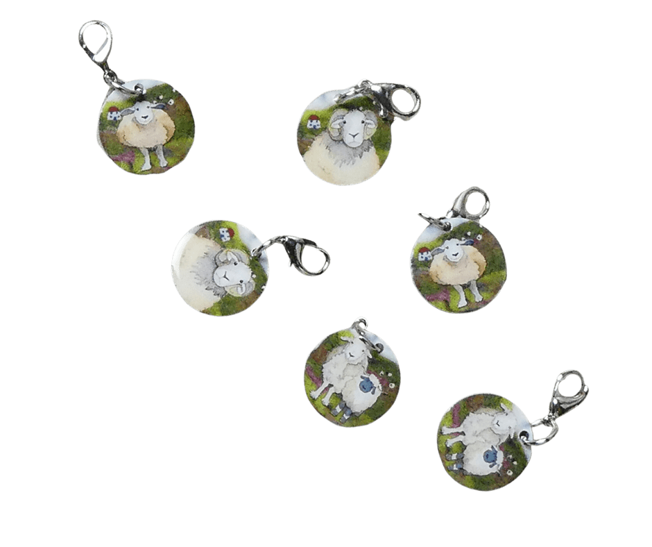Tulip Heart Stitch Markers 7pcs per Pack - Tulip Hiroshima Needles Tulip Heart Stitch Markers 7pcs per Pack - Tulip Hiroshima Needles