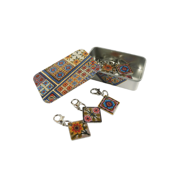 Emma Ball - Set of 6 Crochet Markers - Spirit of Flora