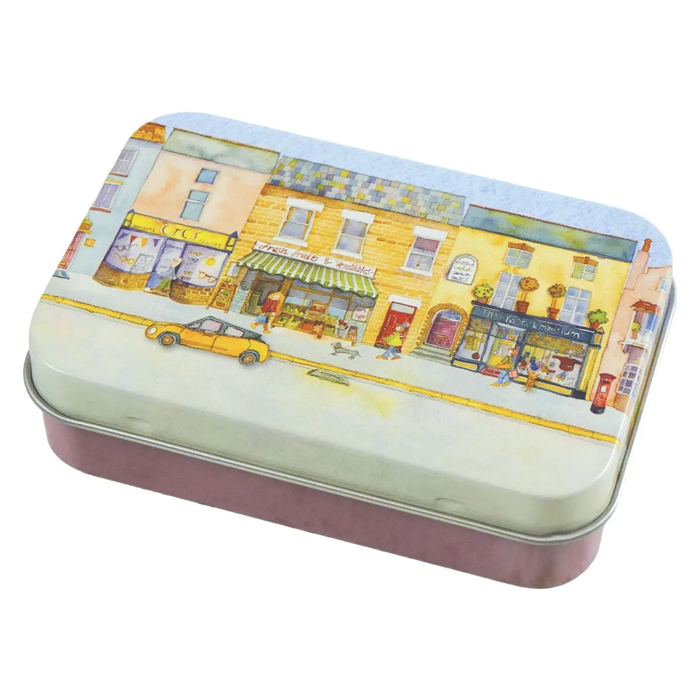 Emma Ball - Mini Rectangular Hinged Tin - Market Street