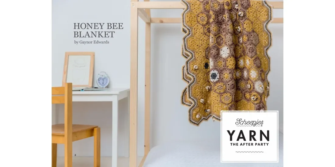 Scheepjes - Honey Bee Blanket UK (Yarn After Party No. 08)
